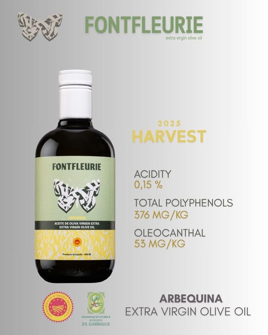 Extra Virgin olīveļļa "Arbequina", 500ml