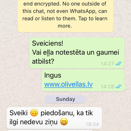 Zelmai bija svarīgi lai EVO būtu maigas garšas un  bio. Ar izvēli apmierināta