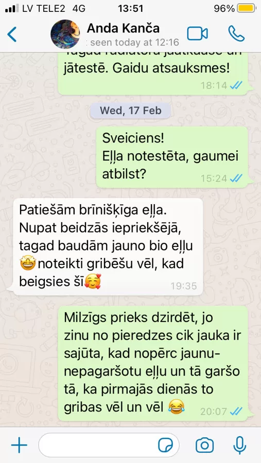 Anda priecīga, ka iegādātā Bio Arbequina atbilst gaumei!