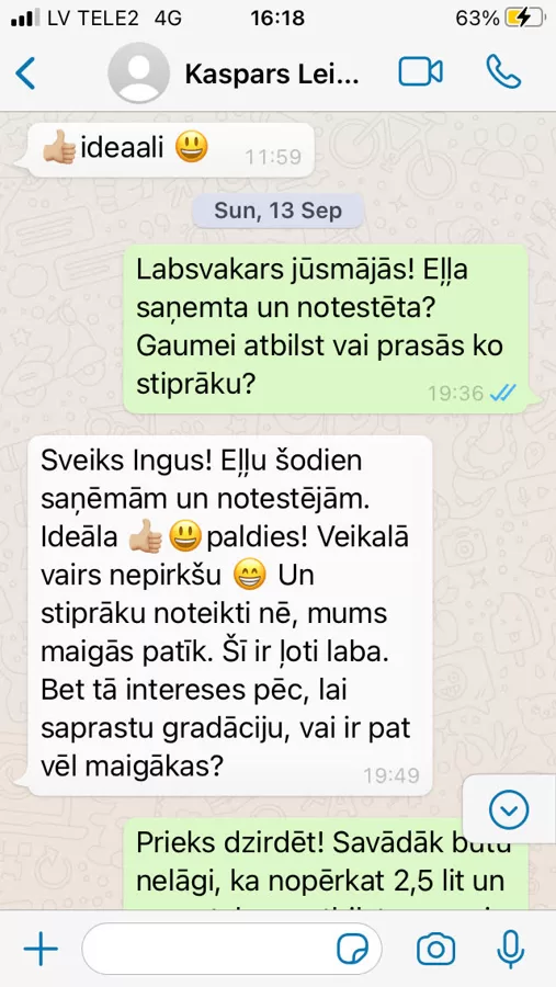 Kaspars, kurš kādu laiku dzīvojis Spānijā, atzīst, ka veikala eļļu vairs nepirkšot.