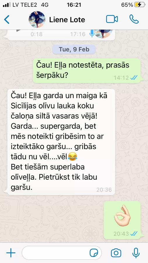 Lienei, kura dzīvojusi Itālijā, Royal EVO atgādina Sicīliju :)